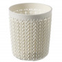 Curver Knit S Round Basket Ø10x11 cm, White