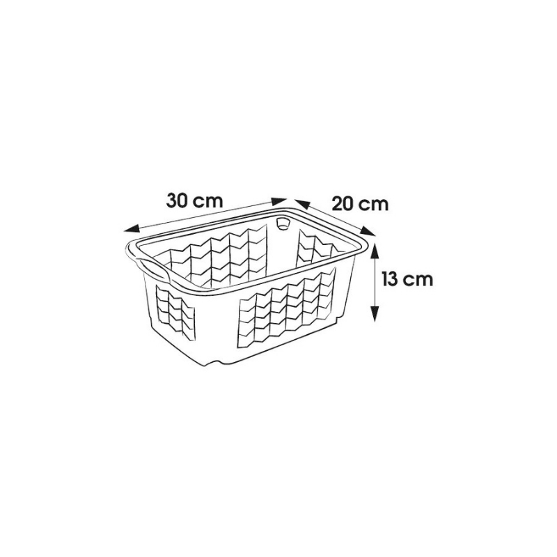 Keeeper Basket S 30x20x13cm Fritz transparent