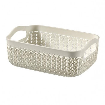 Curver Knit Basket A6, 19x14x7 cm, White