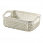 Curver Knit Basket A6, 19x14x7 cm, White