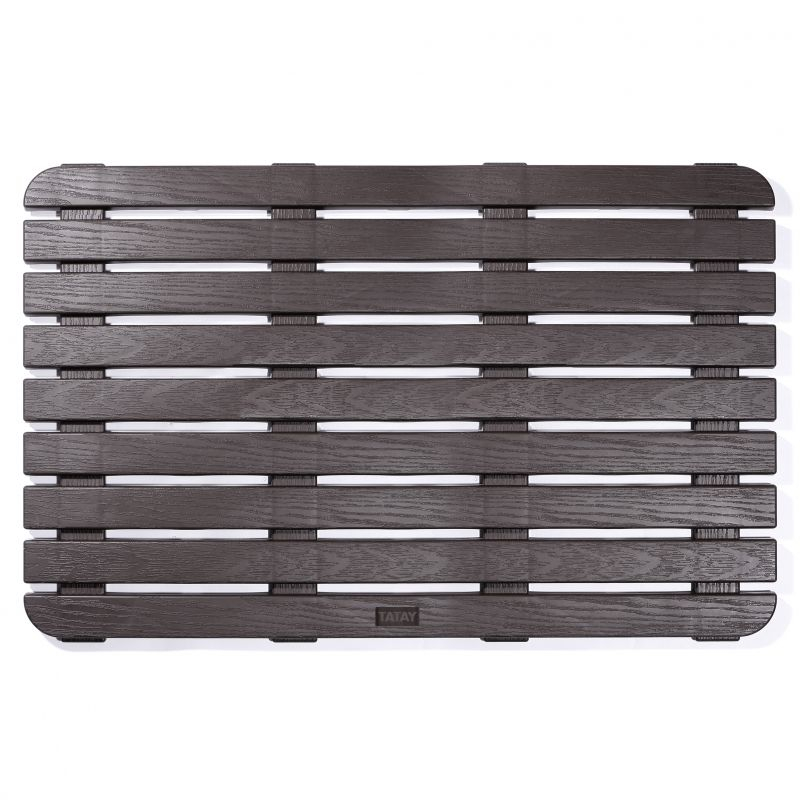 Tatay Shower Mat, 80 x 50 cm, Brown