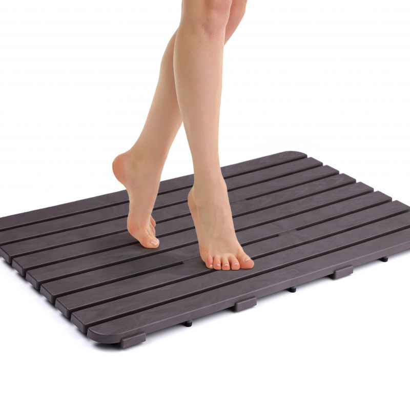 Tatay Shower Mat, 80 x 50 cm, Brown