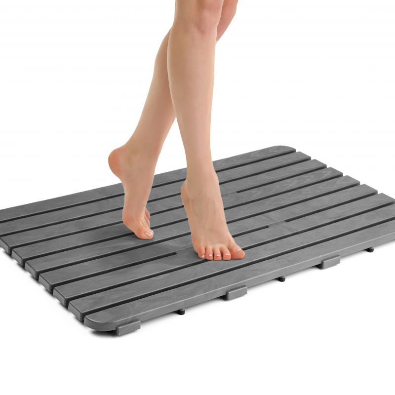 Tatay Shower Mat, 80 x 50 cm, Grey
