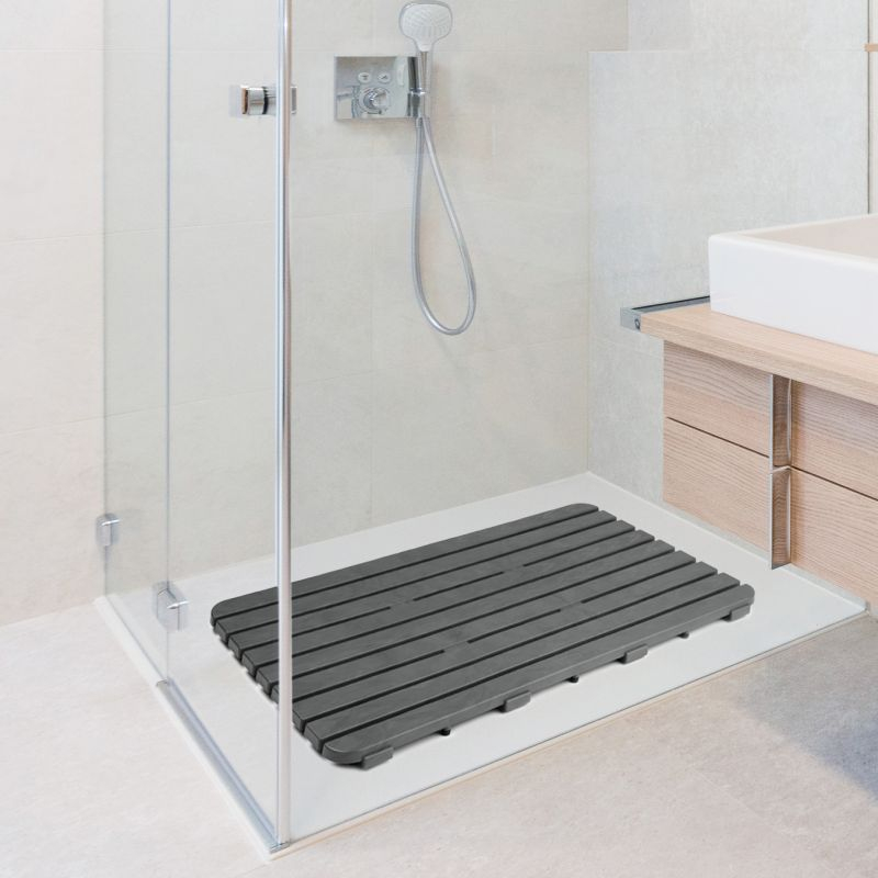 Tatay Shower Mat, 80 x 50 cm, Grey