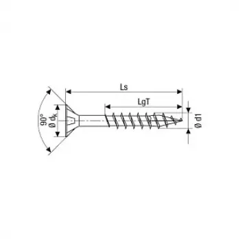 SPAX Universal screws T30 6x100 100 pcs.