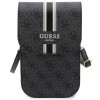 Guess 4G Stripe Phone Handbag, Black