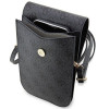 Guess 4G Stripe Phone Handbag, Black