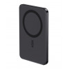 Ksix Powerbank Magslim 5000 mAh Magnetic USB-C PD 20W Digital display Black