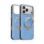 TORRAS Ostand Q3 VegSkin Case for iPhone 18 Pro / 17 Pro, MagSafe Compatible, Blue