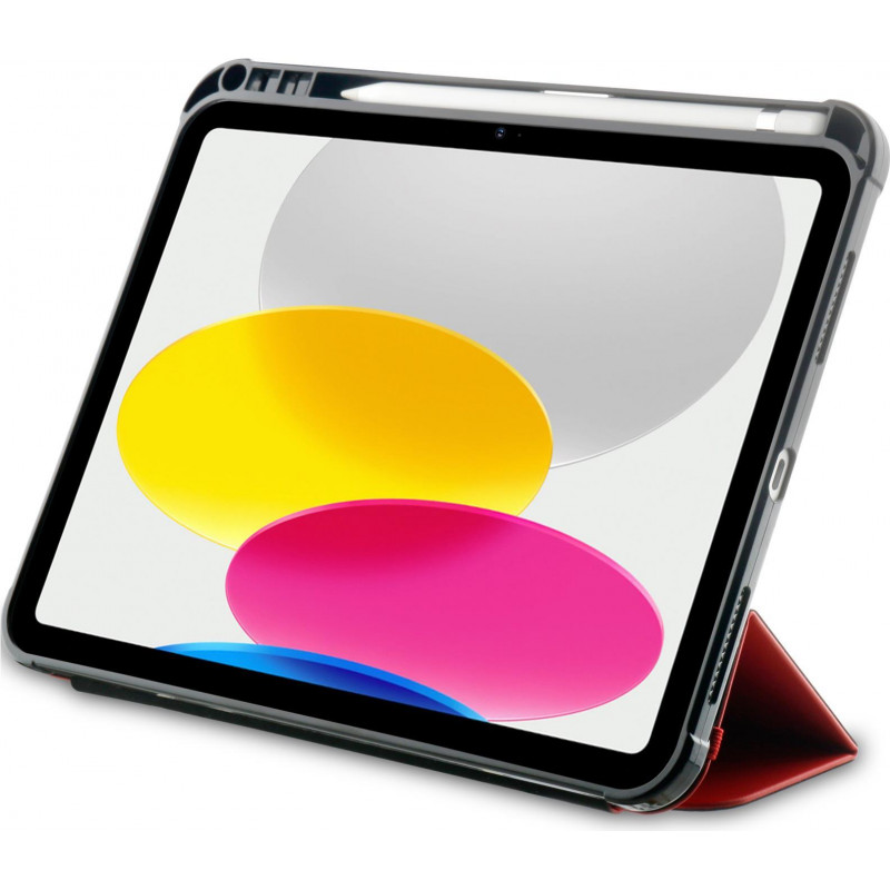 OtterBox React Series Ultra-Slim Flip Case for Apple iPad 10.9 inch (10th Generation) - Black/Red