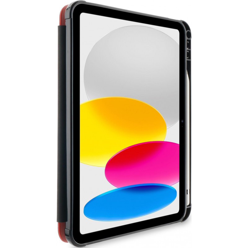 OtterBox React Series Ultra-Slim Flip Case for Apple iPad 10.9 inch (10th Generation) - Black/Red