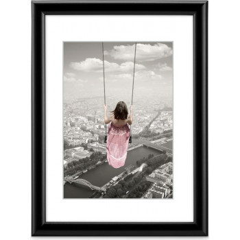Hama Swing Plastic Picture Frame, Black, 15 x 20 cm