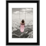 Hama Swing Plastic Picture Frame, Black, 15 x 20 cm