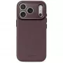 Decoded Leather Backcover - leather case for iPhone 18 Pro / 17 Pro compatible with MagSafe (chocolat brown)