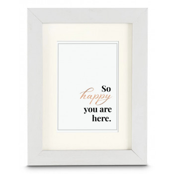 Hama wooden frame Serena, White, 20 x 30 cm