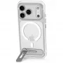 Decoded AntiMicrobial Hybrid Stand Backcover - case with stand for iPhone 18 Pro Max / 17 Pro Max compatible with MagSafe (clear)