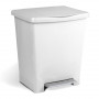 Tatay Millenium Pedal Bin, 23 L, White