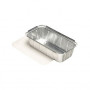Starpak Aluminium Trays with Lid, 1000 ml, Silver