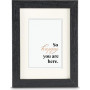 Hama wooden frame Serena, Black, 15 x 20 cm