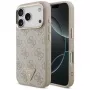 Guess 4G Triangle Logo MagSafe Case for iPhone 18 Pro / 17 Pro, Pink Gold