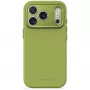 Decoded AntiMicrobial Silicone Back Cover for iPhone 18 Pro Max / 17 Pro Max, MagSafe Compatible, Moss Green