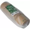 PAPSTAR pure Soup Cup, Round, 350 ml, Brown, Unbleached Virgin Fibre Cardboard with Organic Coating