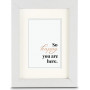Hama wooden frame Serena, White, 13 x 18 cm