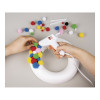 Rayher Mini Low-Temperature Hot Glue Gun, White
