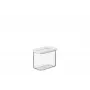 MEPAL Storage Box Modula, transparent/white, 1.0 l