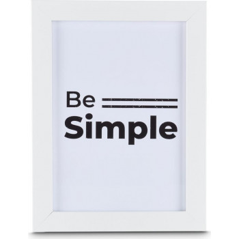 Hama wooden frame Arian, White, 10 x 15 cm