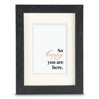 Hama wooden frame Serena, Black, 13 x 18 cm