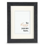 Hama wooden frame Serena, Black, 13 x 18 cm