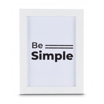 Hama wooden frame Arian, White, 15 x 20 cm