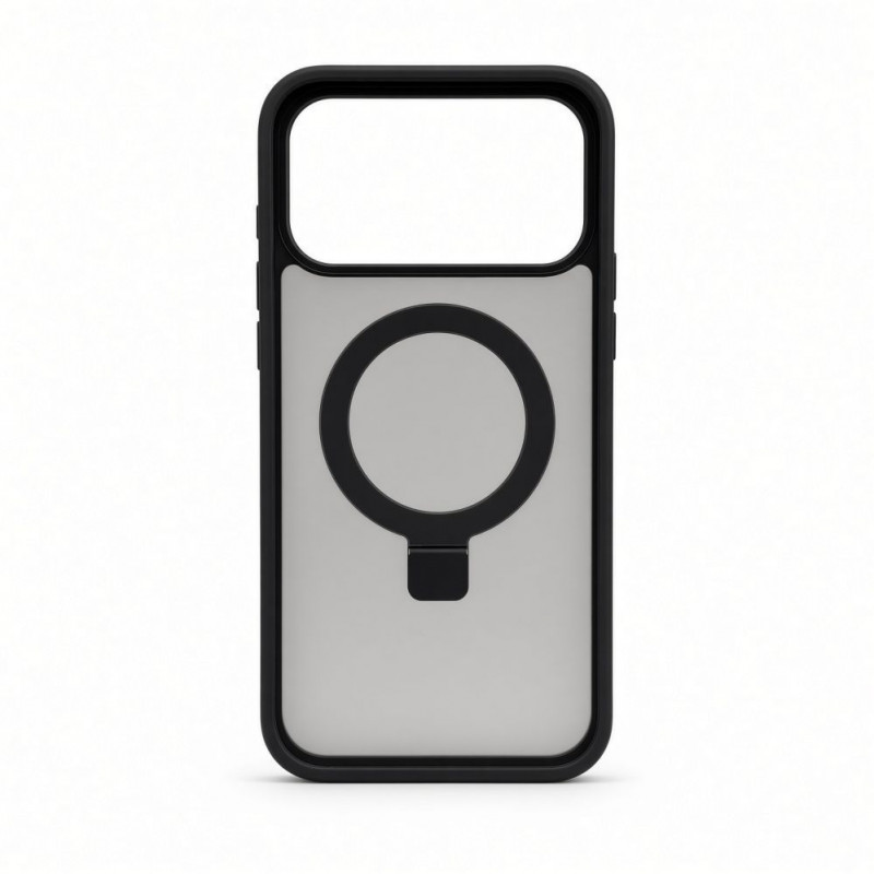 Evelatus Shield Case with MagSafe & Stand for Apple iPhone 18 Pro Max, Matte Ring, Black
