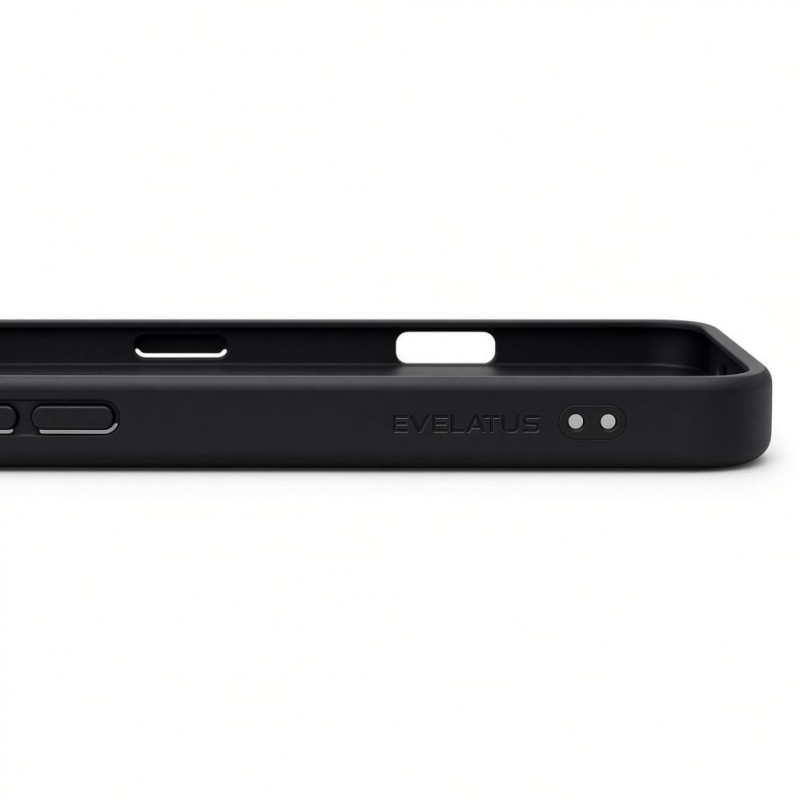Evelatus Shield Case with MagSafe & Stand for Apple iPhone 18 Pro Max, Matte Ring, Black