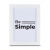 Hama wooden frame Arian, White, 13 x 18 cm