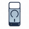 Evelatus Rubber Coated MagSafe Case with Stand for Apple iPhone 18 Pro Max, Navy Blue