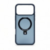 Evelatus Shield Case with MagSafe & Stand for Apple iPhone 18 Pro Max, Matte Ring, Navy Blue