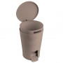 Tatay Diabolo Bathroom Pedal Bin, 5 L, Brown