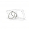 Evelatus Hybrid MagSafe Case with 360 Metal Stand for Apple iPhone 18 Pro, PC+TPU, Transparent
