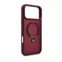 Evelatus Shield Case with MagSafe & Stand for Apple iPhone 18 Pro, Matte Ring, Burgundy
