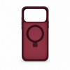 Evelatus Shield Case with MagSafe & Stand for Apple iPhone 18 Pro, Matte Ring, Burgundy