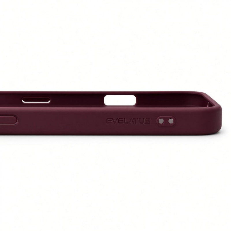 Evelatus Shield Case with MagSafe & Stand for Apple iPhone 18 Pro, Matte Ring, Burgundy