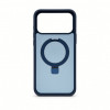 Evelatus Shield Case with MagSafe & Stand for Apple iPhone 18 Pro, Matte Ring, Navy Blue
