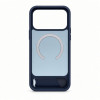 Evelatus Rubber Coated MagSafe Case with Stand for Apple iPhone 18 Pro, Navy Blue