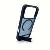 Evelatus Rubber Coated MagSafe Case with Stand for Apple iPhone 18 Pro, Navy Blue