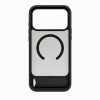 Evelatus Rubber Coated MagSafe Case with Stand for Apple iPhone 18 Pro, Black