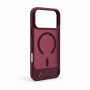 Evelatus Rubber Coated MagSafe Case with Stand for Apple iPhone 18 Pro Max, Burgundy