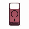 Evelatus Rubber Coated MagSafe Case with Stand for Apple iPhone 18 Pro Max, Burgundy