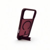Evelatus Rubber Coated MagSafe Case with Stand for Apple iPhone 18 Pro Max, Burgundy